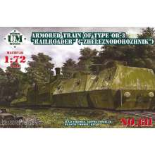 Unimodels UMT611 - 1:72 Armored train #2, 23ODBP of type OB-3