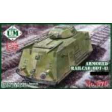 Unimodels UMT670 - 1:72 Armored railcar BDT-41