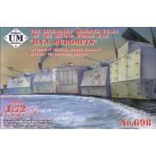 Unimodels UMT698 - 1:72 Iliya Muromets the legendary armored train of WWII