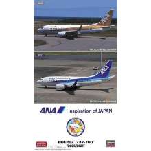 Hasegawa 610845 - 1/200 ANA Boeing 737-700, 2005 - 2021, 2 kits