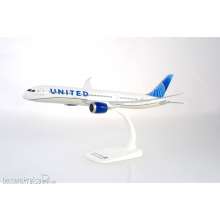 Herpa 612548 - United Airlines Boeing 787-9 Dreamliner - new colors