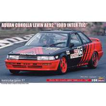 Hasegawa 621137 - 1/24 Advan Corolla Levin, AE92, 1989 Inter Tec