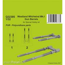 CMK 129-Q32395 - Westland Whirlwind Mk.I Gun Barrels in 1:32