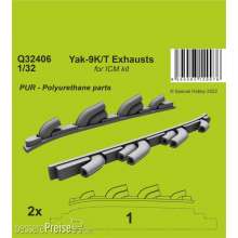 CMK 129-Q32406 - 1:32 Yak-9T Exhausts