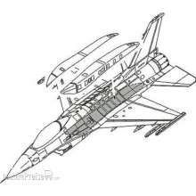 CMK 129-7159 - F-16C Conformal Fuel Tank armament für Academy Bausatz