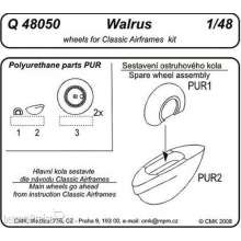 CMK 129-Q48050 - Walrus Mk. I wheels für Classic Airframes Bausatz