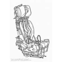 CMK 129-Q48080 - TSR-2 Ejection seats für Airfix Bausatz