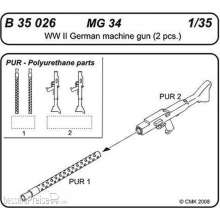 CMK 129-B35026 - MG 34 German Machine gun