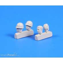 CMK 129-B35081 - 1:35 US WWII soldiers head (4 pcs)