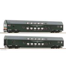 Roco 6280006 - 2-tlg. Set 1: Doppelstockwagen, DR