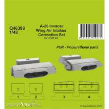 CMK 129-Q48398 - A-26 Invader Wings Air Intakes Correction Set in 1:48