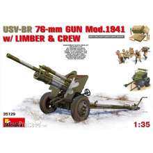 MiniArt 35129 - 1:35 USV-BR 76mm Gun Mod.1941 w/Limber &Crew