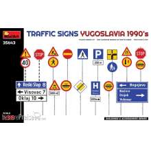 MiniArt 35643 - Traffic Signs. Yugoslavia 1990s in 1:35