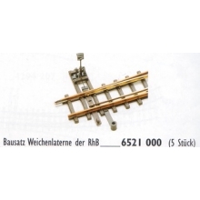 Bemo 6521000 - Bausatz Weichenlaternen, 5 Stück