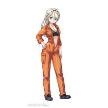 Hasegawa 652315 - 1/12 Egg Girls Collection no. 25, Lucy McDonnel Coveralls