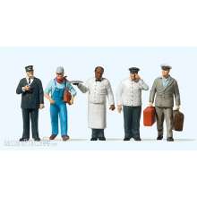 Preiser 65355 - 1:45 US-Bahnpersonal