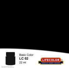 Lifecolor NLC02 - Matt Black 22 ml