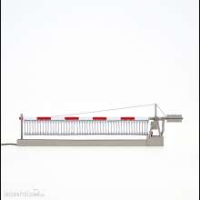 Thiel 661 - Bahnschranke mit Behang - digital mit ESU Decoder, 2-er Set