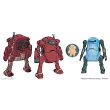 Hasegawa 664811 - 1/35 MechatroWeGo Votoms Collab Series 2, Bruthsdog & DIDILIUMCAPSULE