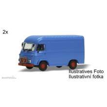 Igra Model 66518107 - Avia/MAN/Saviem Kastenwagen 2St. H0 KIT