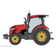 Hasegawa 666108 - 1/35 Yanmar Traktor YT5113A, Robot Tractor