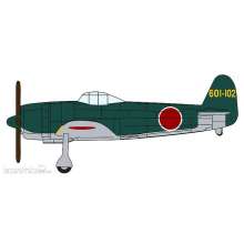 Hasegawa 672156 - 1/450 Japanisches Flugzeug-Set für Flugzeugträger