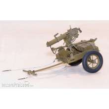 Plus model 400 - U.S. Handkarren M3A1 mit Browning 0,3 in 1:35