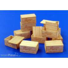 Plus model 481 - U.S.Wooden crates for condensed milk in 1:35