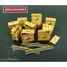 Plus model AL3003 - US ammunition boxes with belts of charges 82. Division All American - Panzerdivision L in 1:32