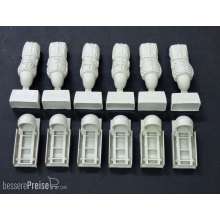 Plus model AL4069 - C-47 Skytrain racks for supply containers in 1:48