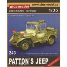 Plus model 243 - Pattons Jeep für Tamiya Bausatz in 1:35