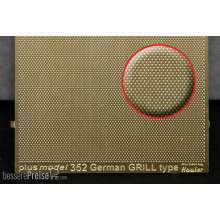 Plus model 352 - Engraved plate - German Grill in 1:35