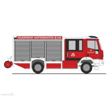 Rietze 68156 - Magirus HLF Team Cab FW Hartershofen, 1:87