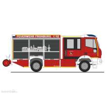 Rietze 68159 - Magirus HLF Team Cab FW Frohburg, 1:87