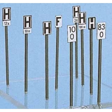 Weinert 6972 - Kilometerzeichen und Haltetafeln DB (N)