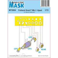 Special Hobby 100-M72004 - Folland Gnat/Ajeet Mask in 1:72