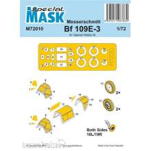 Special Hobby 100-M72010 - Messerschmitt Bf 109E-1/3 Mask in 1:72