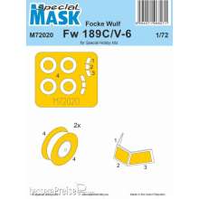 Special Hobby 100-M72020 - Focke Wulf Fw 189C/V-6 Mask in 1:72