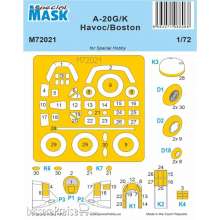 Special Hobby 100-M72021 - 1:72 A-20G/K Havoc/Boston MASK 1/72