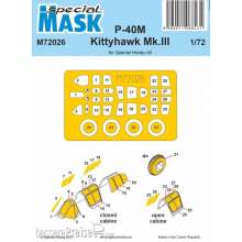 Special Hobby 100-M72026 - P-40M Warhawk/Kittyhawk Mk.III MASK in 1:72