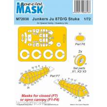 Special Hobby 100-M72038 - 1:72 Junkers Ju 87D/G Stuka Mask / for Special Hobby and Academy kits