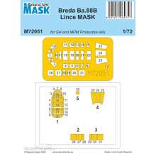 Special Hobby 100-M72051 - 1:72 Breda Ba.88B Lince MASK