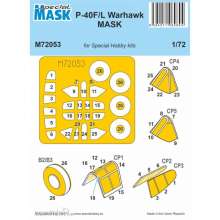 Special Hobby 100-M72053 - P-40F/L Warhawk MASK