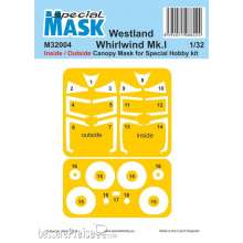 Special Hobby 100-M32004 - Westland Whirlwind Mk.I Inside/Outside MASK in 1:32