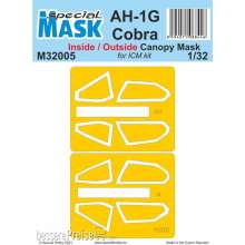 Special Hobby 100-M32005 - AH-1G Cobra Inside/Outside MASK in 1:32