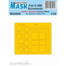 Special Hobby 100-M32006 - 1:32 Fiat G.50B Bicomando MASK 1/32