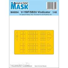 Special Hobby 100-M48004 - V-156F/SB2U Vindicator MASK in 1:48