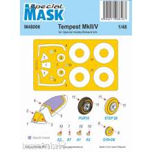 Special Hobby 100-M48006 - Tempest Mk.II/V Mask in 1:48