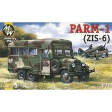 Military Wheels MW7207-02 - 1:72 PARM-1 + rubber wheels