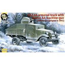 Military Wheels MW7244 - 1:72 GAZ AA armored truck with Maxim AA gun